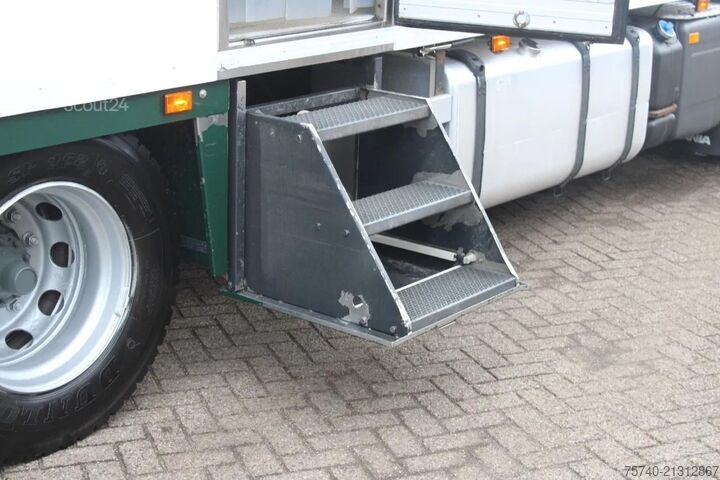 Transport chłodniczy/mrożony Scania R490 + 6X2 + EURO 6 + heating truck/ flowers FU...