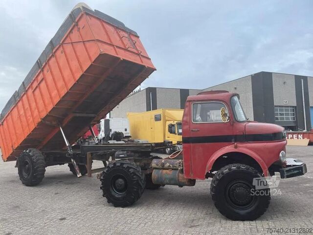 Kipper Mercedes-Benz 813 + Manual + Kipper + 4x4