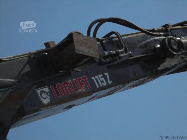 Boîte plate Scania R730 V8 + Euro 5 + Loglift 115Z + 6X4