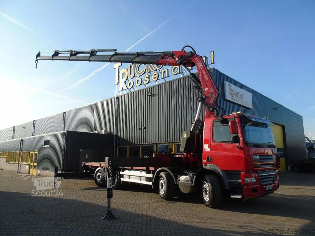 Vinç kamyonu DAF CF 85.510 + FASSI 80TON 6x + 8X2 + EURO 5 + REMOTE