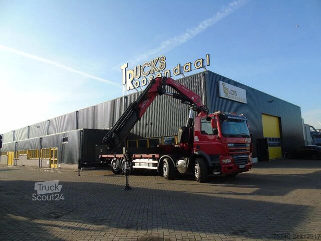 Vinç kamyonu DAF CF 85.510 + FASSI 80TON 6x + 8X2 + EURO 5 + REMOTE