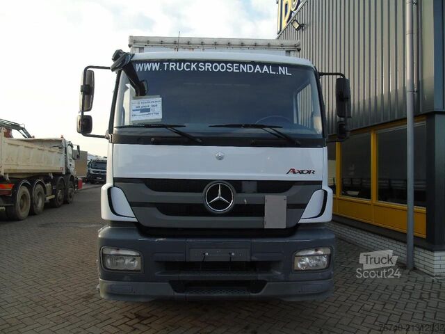 Bâché à rideaux latéraux Mercedes-Benz Axor 1829 + euro 5 + lift + manual