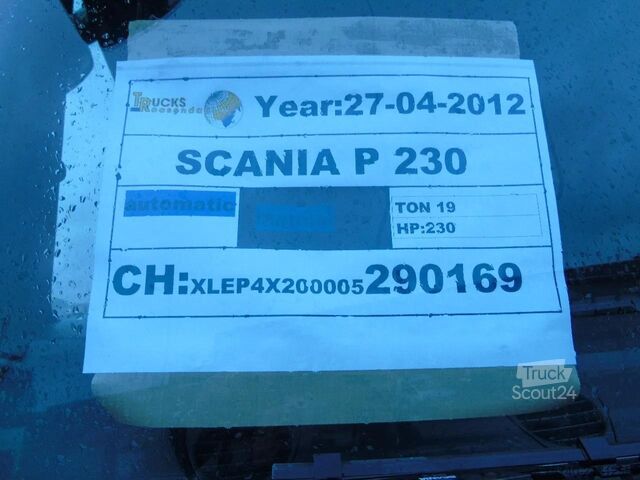 Transport chłodniczy/mrożony Scania P230 LOW KLM +  CARRIER + LOADLIFT +