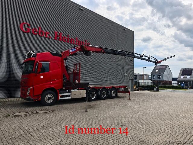 Darus teherautó Volvo FH 540 8x4 Tridem HMF 4020-K6 Jip-K4 Winch!