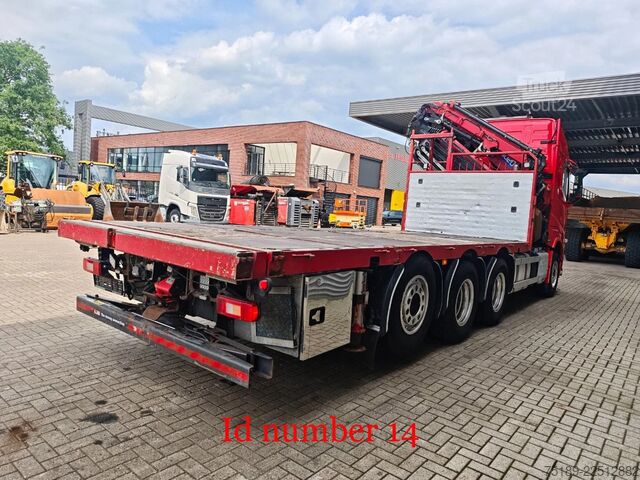 Darus teherautó Volvo FH 540 8x4 Tridem HMF 4020-K6 Jip-K4 Winch!