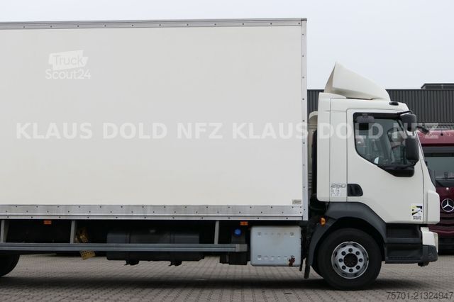 Kuorma-auto umpikorilla VOLVO FL 250 Koffer Rolltor LBW Euro 6