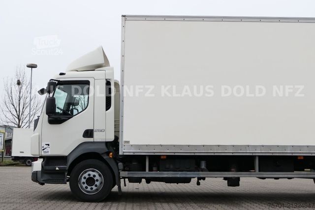 Kuorma-auto umpikorilla VOLVO FL 250 Koffer Rolltor LBW Euro 6