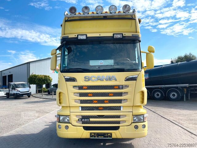 Lastbil med utbytbar kaross SCANIA R420 / BDF bis 7,45m / 20 Fuß / LBW / Gelenkt