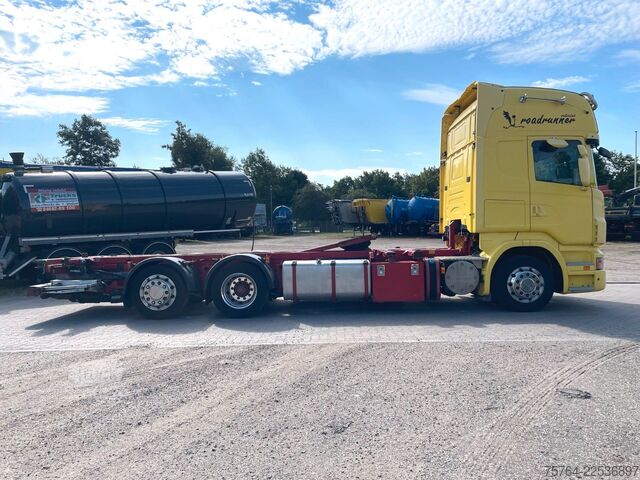 Lastbil med utbytbar kaross SCANIA R420 / BDF bis 7,45m / 20 Fuß / LBW / Gelenkt