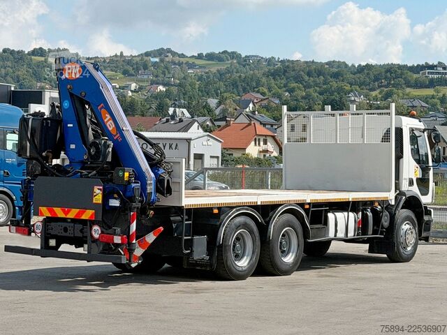 Macara montată pe camion VOLVO FE 320* PLATFORM 6,60m * PM 16 LG +FUNK * 6x4