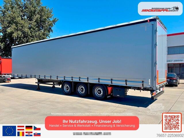 Öppen semitrailer med kapell KÖGEL MEGA