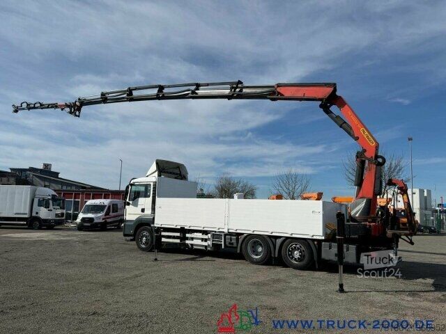 Platforminis sunkvežimis MAN TGS 26.400 PK 34002SH + Jib 30m - 5+6 SK - FB