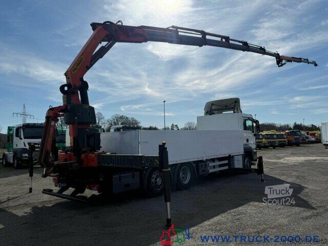 Platforminis sunkvežimis MAN TGS 26.400 PK 34002SH + Jib 30m - 5+6 SK - FB