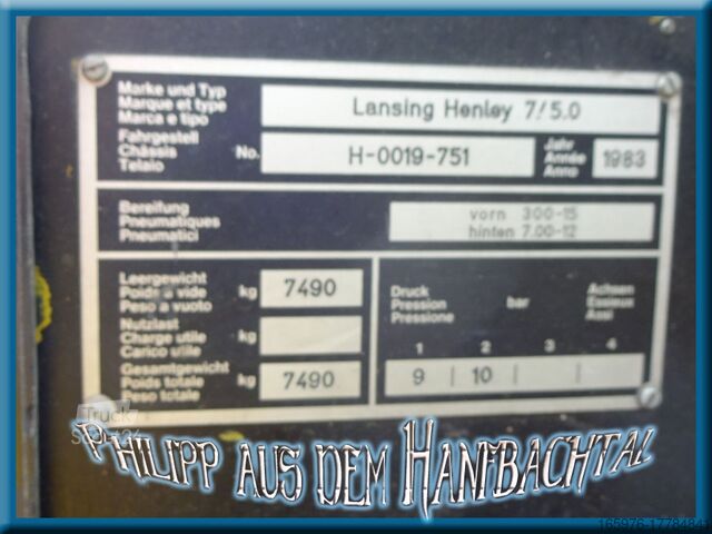 Gabelstapler Lansing Gabelstapler Lansing Henley 7/50 Stapler