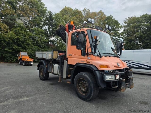 Overig UNIMOG U 500 3-Seiten-Kipper mit Kran PK 9501