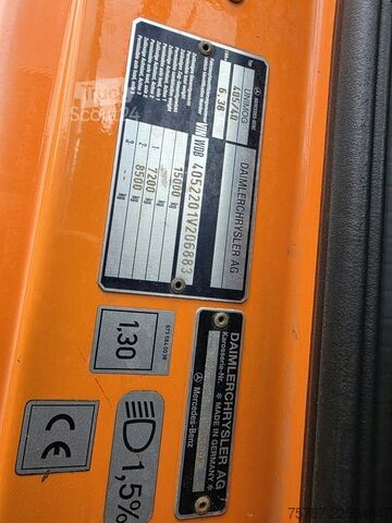 Overig UNIMOG U 500 3-Seiten-Kipper mit Kran PK 9501