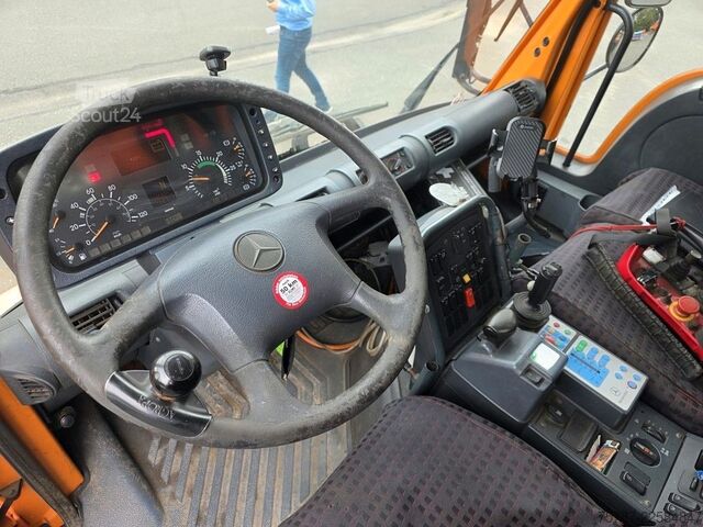 Overig UNIMOG U 500 3-Seiten-Kipper mit Kran PK 9501