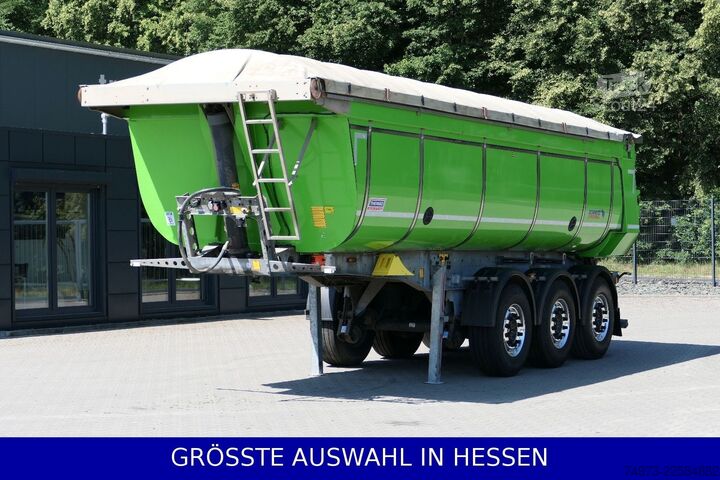 Semi-remorque benne SCHMITZ CARGOBULL Stahlmulde 25m³ el.Verdeck Thermo 2xLift ¤459.-m