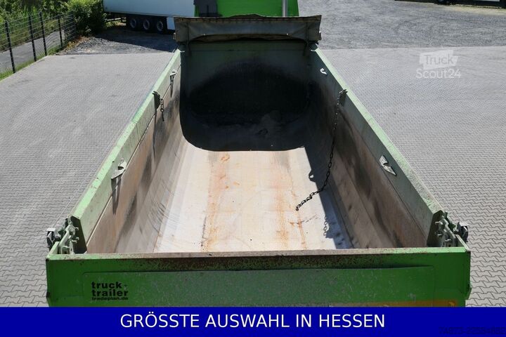 Semi-remorque benne SCHMITZ CARGOBULL Stahlmulde 25m³ el.Verdeck Thermo 2xLift ¤459.-m