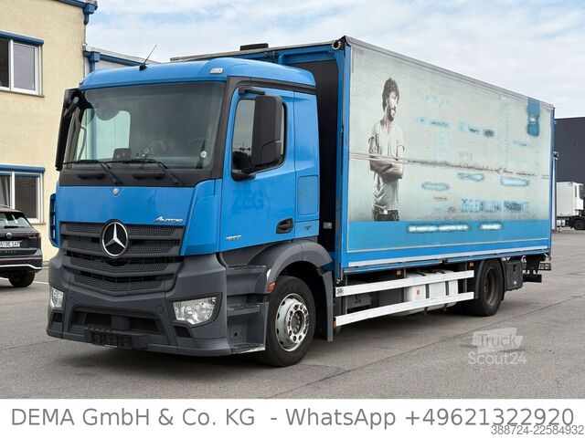 Tenteli düz yataklı kamyon MERCEDES-BENZ Antos1830*E6c*AHK*LBW*Klima*Schwenkwänd-L*TÜV*