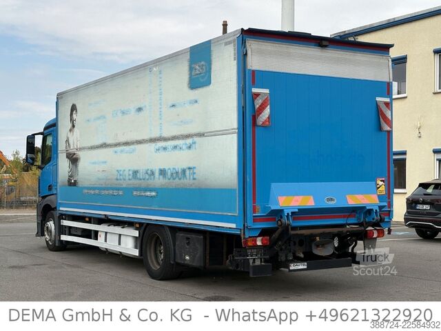Tenteli düz yataklı kamyon MERCEDES-BENZ Antos1830*E6c*AHK*LBW*Klima*Schwenkwänd-L*TÜV*