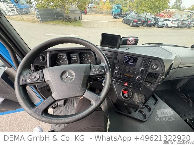 Tenteli düz yataklı kamyon MERCEDES-BENZ Antos1830*E6c*AHK*LBW*Klima*Schwenkwänd-L*TÜV*