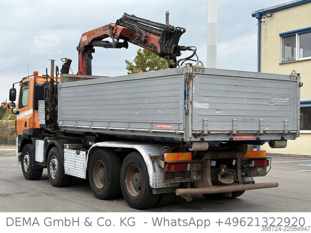 Kippiauto DAF CF85462*8x4*Mit Kran*Retarder*Klima*Hinterkipper