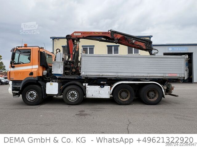 Kippiauto DAF CF85462*8x4*Mit Kran*Retarder*Klima*Hinterkipper