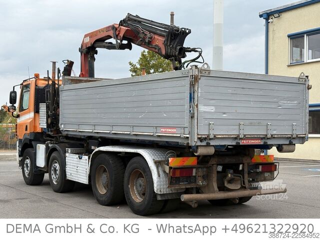 Roll-off-kippi kuorma-auto DAF CF85462*8x4*Mit Kran*Retarder*Klima*Hinterkipper