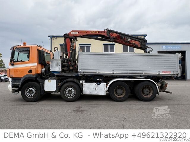 Roll-off-kippi kuorma-auto DAF CF85462*8x4*Mit Kran*Retarder*Klima*Hinterkipper