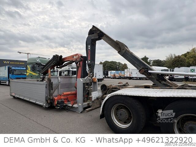 Roll-off-kippi kuorma-auto DAF CF85462*8x4*Mit Kran*Retarder*Klima*Hinterkipper