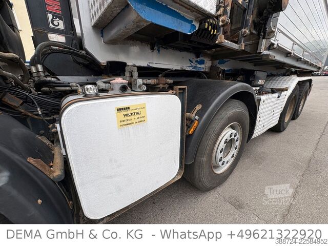 Roll-off-kippi kuorma-auto DAF CF85462*8x4*Mit Kran*Retarder*Klima*Hinterkipper