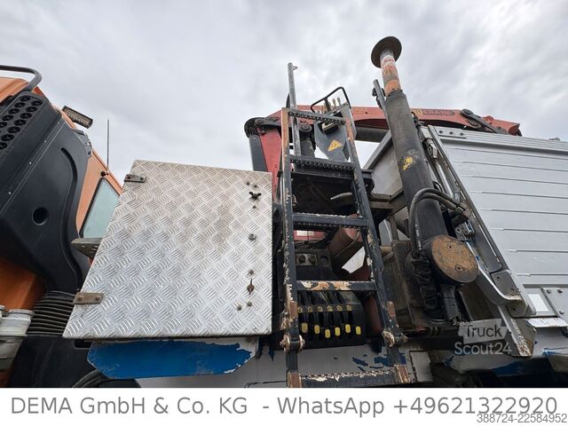 Roll-off-kippi kuorma-auto DAF CF85462*8x4*Mit Kran*Retarder*Klima*Hinterkipper