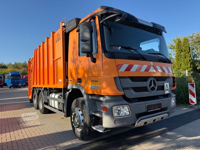 Smetiarsko vozilo MERCEDES-BENZ Actros 2732 6x4 Müllwagen/BLATT-BLATT/Klima/EEV