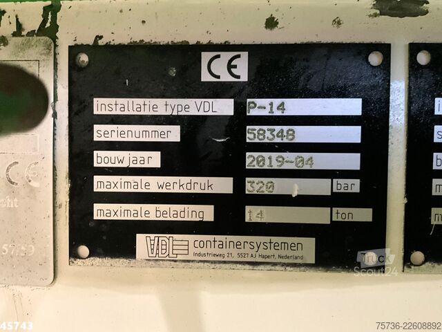 Portalarmsystem Volvo FM 370 Euro 6 VDL 14 Ton portaalarmsysteem