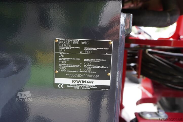 Hjullastare Yanmar V80/5 Wheel loader/2024/960 MTH!/2 units