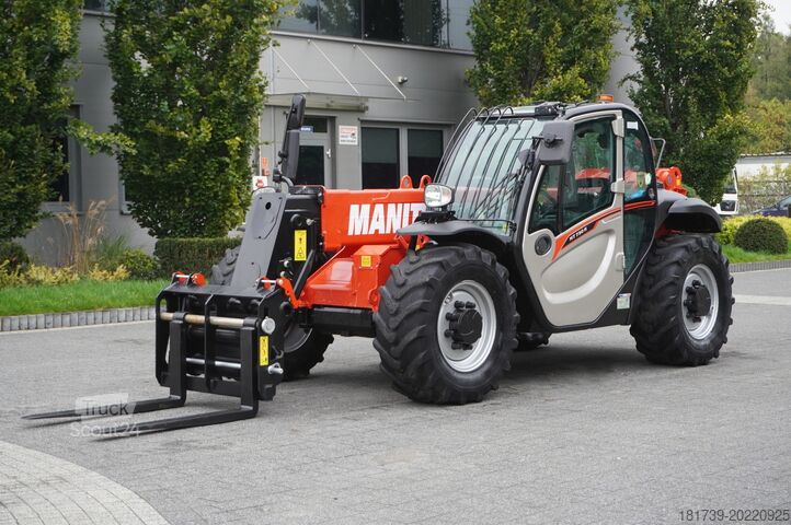 Teleskopisk hanterare Manitou MT 730 H/ 7 m reach/ 3 t / height 190 cm