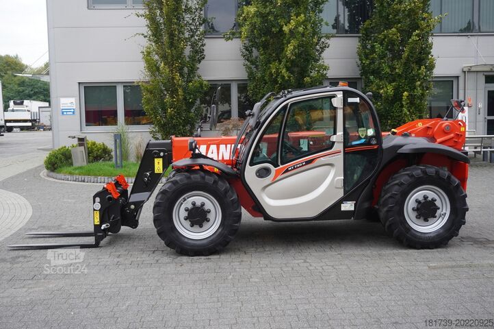 Teleskopisk hanterare Manitou MT 730 H/ 7 m reach/ 3 t / height 190 cm
