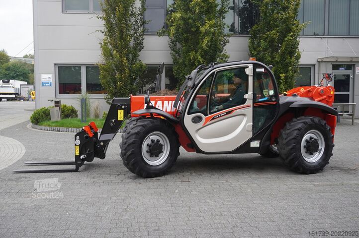 Teleskopisk hanterare Manitou MT 730 H/ 7 m reach/ 3 t / height 190 cm