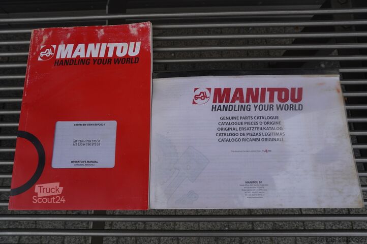 Teleskopisk hanterare Manitou MT 730 H/ 7 m reach/ 3 t / height 190 cm