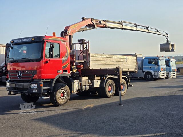 شاحنة قلابة Mercedes-Benz Actros 3344 V6 6x4 Palfinger PK23001-EH