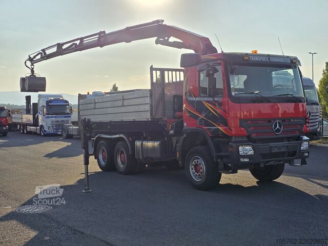 شاحنة قلابة Mercedes-Benz Actros 3344 V6 6x4 Palfinger PK23001-EH