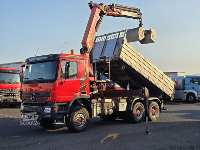 شاحنة قلابة Mercedes-Benz Actros 3344 V6 6x4 Palfinger PK23001-EH