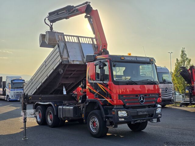 شاحنة قلابة Mercedes-Benz Actros 3344 V6 6x4 Palfinger PK23001-EH
