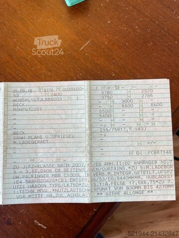 Standardní tahač Mercedes-Benz Sprinter 519 CDI 190 PS Schlafkabine LBW