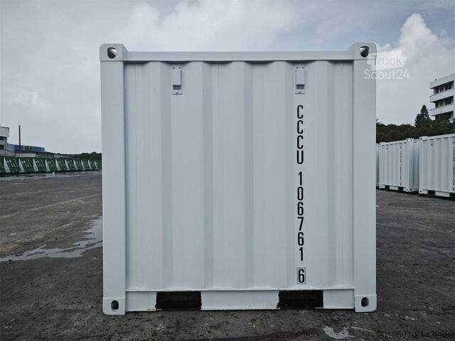 Kontener morski 6 Fuß Seecontainer / Anthrazit Lichtgrau / Minicontainer /Baucontainer