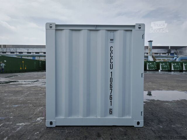 Kontener morski 6 Fuß Seecontainer / Anthrazit Lichtgrau / Minicontainer /Baucontainer