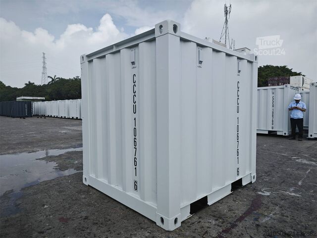 Kontener morski 6 Fuß Seecontainer / Anthrazit Lichtgrau / Minicontainer /Baucontainer