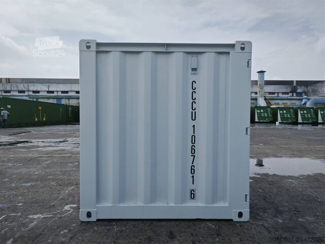 Seecontainer 6 Fuß Seecontainer / Anthrazit Lichtgrau / Minicontainer /Baucontainer