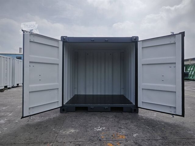 Seecontainer 6 Fuß Seecontainer / Anthrazit Lichtgrau / Minicontainer /Baucontainer